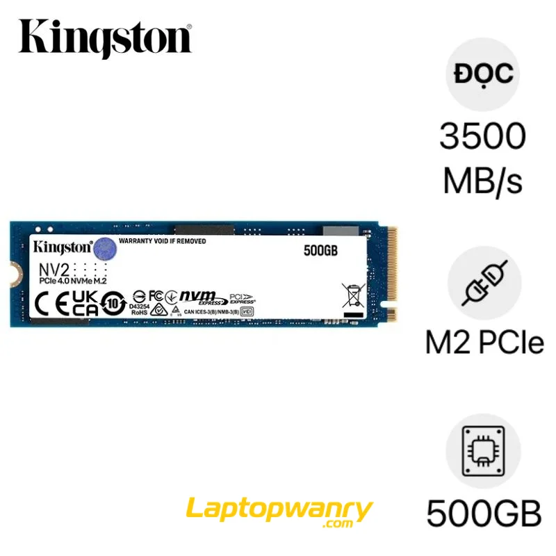 Ổ cứng SSD Kingston NV2 M.2 PCle GEN 4 NVMe 500GB SNV2S - 500G