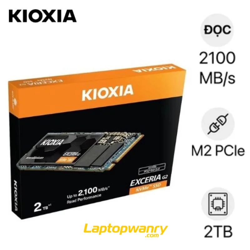 Ổ cứng SSD Kioxia Exceria G2 R2100 M2 PCIE NVME 2280 2TB