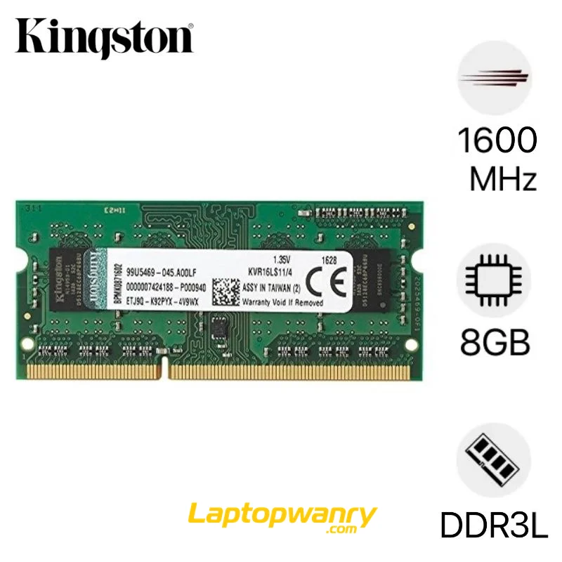 RAM laptop Kingston DDR3L 8GB Bus 1600MHz
