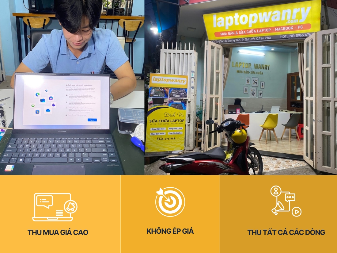 Bảng Giá Dịch Vụ Thu Mua Laptop Cũ Tân Phú | Định Giá Cao – TPHCM