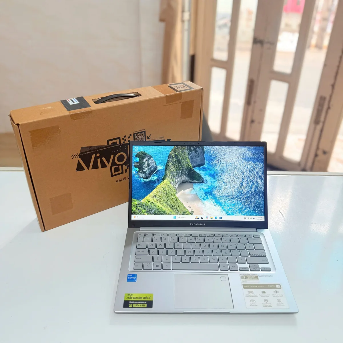 Laptop ASUS Vivobook X1404ZA | Intel Core i3-1215U | RAM 8GB | SSD 512GB | 14 inch Full HD